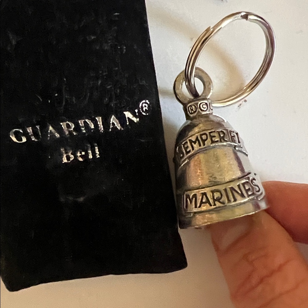 RDI Silver Guardian Bell Keychain